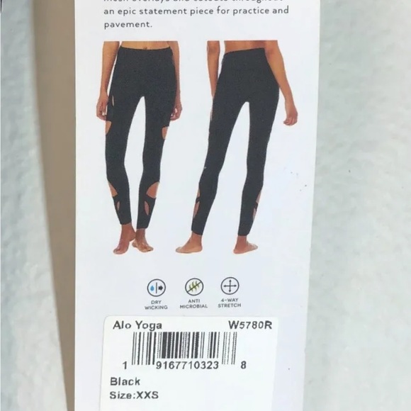 NWT ALO Yoga Women's Leggings XXS - Picture 8 of 8
